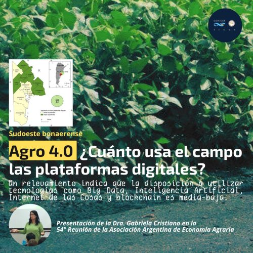 Estudio sobre Agro 4.0 en el sudoeste bonaerense
