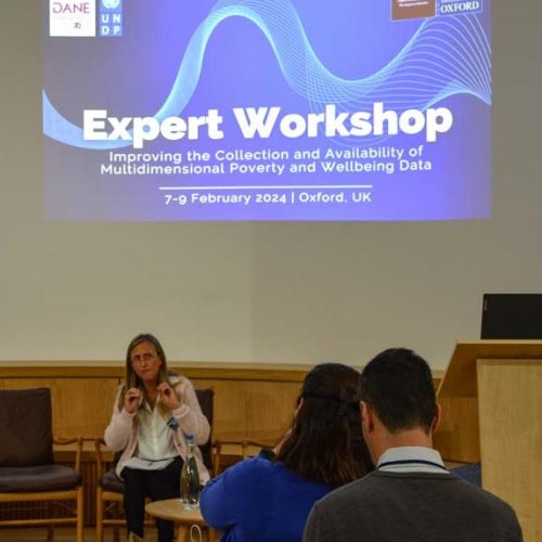 Workshop en Oxford sobre datos de probreza multidimensional