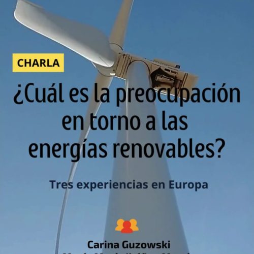 Charla sobre preocupación en materia de energías renovables